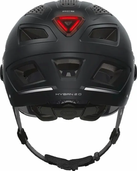 Abus Hyban 2.0 ACE E-bike Helm - Zwart - Afbeelding 10