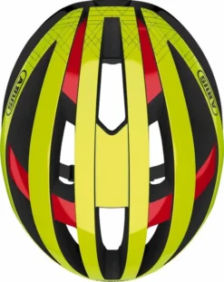 Abus Viantor Racefietshelm - Geel -Gelukkig Sporten 1134 900 78163 viantor neon yellow top 3