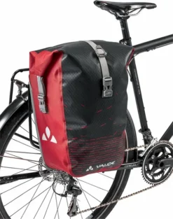 Vaude Aqua Back Print Enkele Fietstas - 24 Liter - Zwart/Rood -Gelukkig Sporten 1141 900 12804 031 d 2