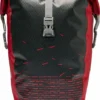 Vaude Aqua Back Print Enkele Fietstas - 24 Liter - Zwart/Rood