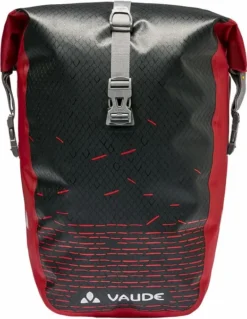 Vaude Aqua Back Print Enkele Fietstas - 24 Liter - Zwart/Rood