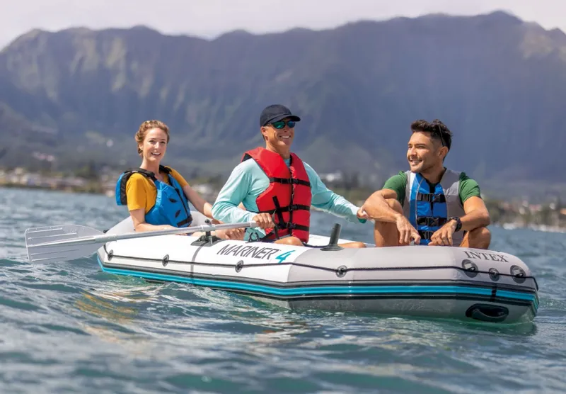 Intex Mariner 4 Opblaasboot Set 4 Intex Mariner 4 Opblaasboot Set - Afbeelding 4