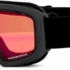 Sinner Duck Mountain Skibril Kind - Mat Zwart - Rode Lens