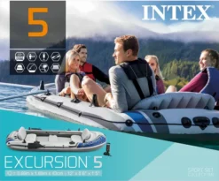 Intex Excursion 5 Opblaasboot Set -Gelukkig Sporten 1623 1900 68325np pkg 2022 300