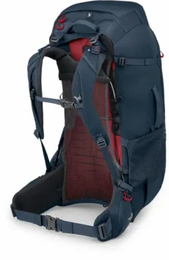 Osprey Farpoint Trek Pack Rugzak - Blauw - 55 Liter -Gelukkig Sporten 1900 1425 farpointtrekpack55 s22 sideback mutedspaceblue 10003693