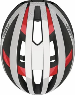 Abus Viantor Racefietshelm - Wit/Rood 17 Abus Viantor Racefietshelm - Wit/Rood -Gelukkig Sporten 1900 1507 78152 viantor blaze red top 3