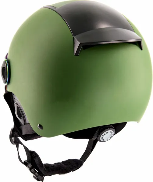 Sinner Bullit Visor Skihelm Met Vizier - Groen - Rode Lens 2 Sinner Bullit Visor Skihelm Met Vizier - Groen - Rode Lens - Afbeelding 2