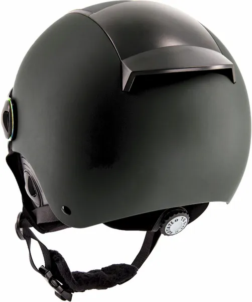 Sinner Bullit Visor Skihelm Met Vizier - Zwart - Rode Lens 2 Sinner Bullit Visor Skihelm Met Vizier - Zwart - Rode Lens - Afbeelding 2