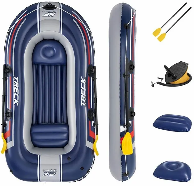 Bestway Hydro Force Treck X2 Opblaasboot Set 1 Bestway Hydro Force Treck X2 Opblaasboot Set