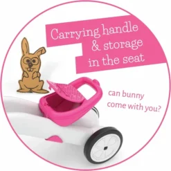 Chillafish Bunzi Loopfiets - Roze -Gelukkig Sporten 1900 1900 hfs cpbn02pin carrying handle