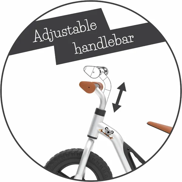 Chillafish Charlie Loopfiets - Zilver 5 Chillafish Charlie Loopfiets - Zilver - Afbeelding 5