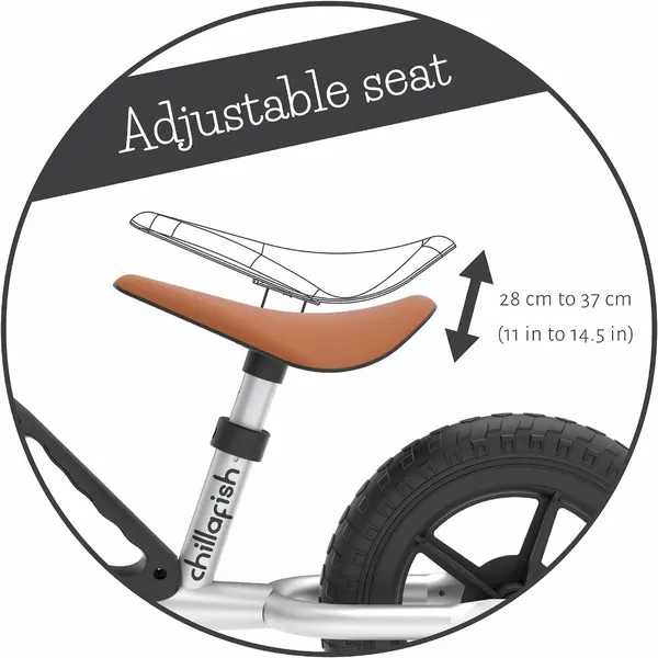 Chillafish Charlie Loopfiets - Zilver 8 Chillafish Charlie Loopfiets - Zilver - Afbeelding 8