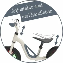 Chillafish Charlie Glow Loopfiets - Beige 13 Chillafish Charlie Glow Loopfiets - Beige -Gelukkig Sporten 1900 1900 hfs cpch02bei adjustable seat and handlebar