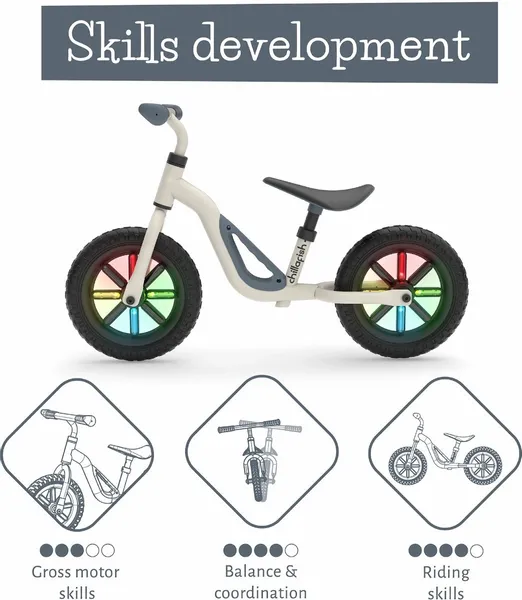 Chillafish Charlie Glow Loopfiets - Beige 3 Chillafish Charlie Glow Loopfiets - Beige - Afbeelding 3