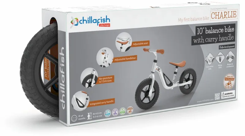 Chillafish Charlie Loopfiets - Zilver 9 Chillafish Charlie Loopfiets - Zilver - Afbeelding 9