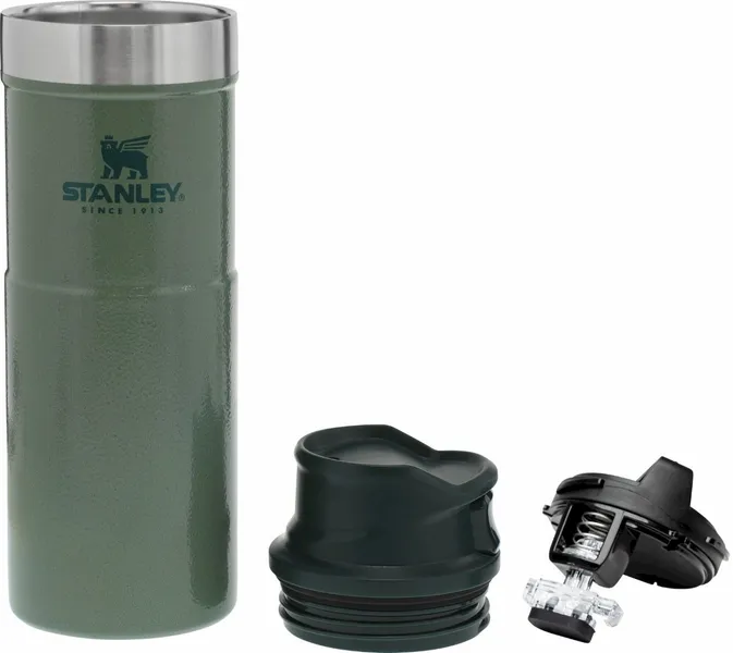 Stanley The Trigger-Action Travel Thermosfles - 470 Ml - Donkergroen 2 Stanley The Trigger-Action Travel Thermosfles - 470 Ml - Donkergroen - Afbeelding 2