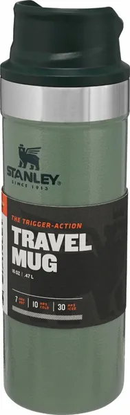 Stanley The Trigger-Action Travel Thermosfles - 470 Ml - Donkergroen 6 Stanley The Trigger-Action Travel Thermosfles - 470 Ml - Donkergroen - Afbeelding 6