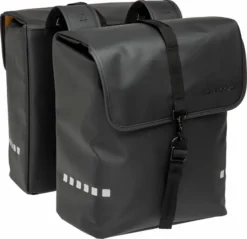 New Looxs Odense Dubbele Fietstas - 39 Liter - Zwart