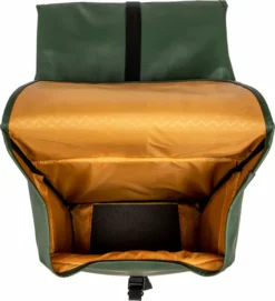 New Looxs Odense Dubbele Fietstas - 39 Liter - Groen -Gelukkig Sporten 224.511 odense double green detail