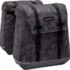New Looxs Selo Alba Dubbele Fietstas - 34 Liter - Zwart