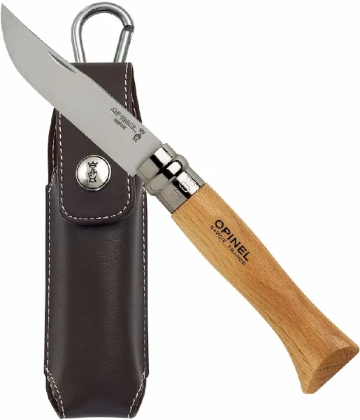Opinel N°08 Inox RVS Zakmes 1 Opinel N°08 Inox RVS Zakmes