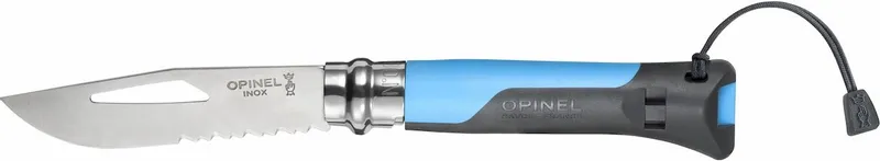 Opinel N°08 Outdoor Zakmes - Blauw 1 Opinel N°08 Outdoor Zakmes - Blauw