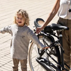Urban Iki Junior Fietsstoeltje Achter - Zwart/Bruin -Gelukkig Sporten 4511890224286 7