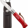 Opinel N°08 Inox RVS Zakmes - Rood