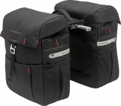 New Looxs Vigo MIK Dubbele Fietstas - 37 Liter - Zwart