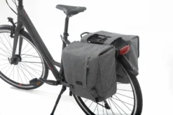 New Looxs Nova Dubbele Fietstas - 32 Liter - Grijs -Gelukkig Sporten 525.337 nova double grey