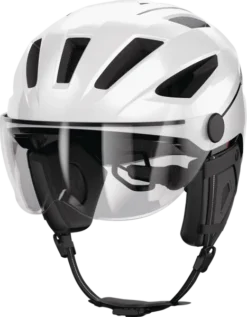 Abus Pedelec 2.0 ACE Speed Pedelec Helm - Wit 10 Abus Pedelec 2.0 ACE Speed Pedelec Helm - Wit -Gelukkig Sporten 67338 pedelec 2.0 ace pearl white quater front abus 640