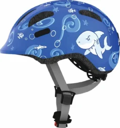 Abus Smiley 2.0 Kinderfietshelm - Blauw - Haai