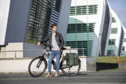 New Looxs Odense Dubbele Fietstas - 39 Liter - Groen -Gelukkig Sporten 800 1200 00a9056 1