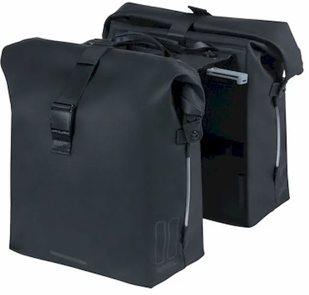 Basil SoHo MIK Dubbele Fietstas - 41 Liter - Zwart 1 Basil SoHo MIK Dubbele Fietstas - 41 Liter - Zwart