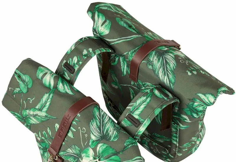 Basil Ever-Green Dubbele Fietstas - 32 Liter - Groen 4 Basil Ever-Green Dubbele Fietstas - 32 Liter - Groen - Afbeelding 4