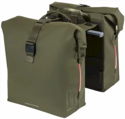 Basil SoHo MIK Dubbele Fietstas - 41 Liter - Donkergroen 7 Basil SoHo MIK Dubbele Fietstas - 41 Liter - Donkergroen -Gelukkig Sporten 860 1200 basil dubbele fietstas soho nordlicht mik 41l mosg 1 1