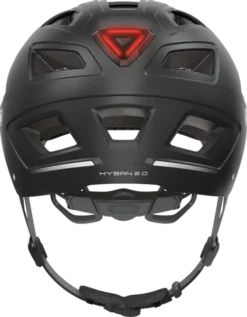 Abus Hyban 2.0 E-bike Helm - Zwart -Gelukkig Sporten 86899 hyban 2 0 velvet black rear abus 640