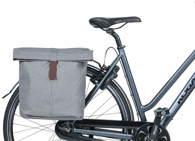 Basil City Shopper Dubbele Fietstas - 32 Liter - Grijs 5 Basil City Shopper Dubbele Fietstas - 32 Liter - Grijs - Afbeelding 5