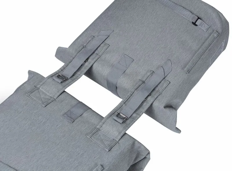 Basil City Shopper Dubbele Fietstas - 32 Liter - Grijs 4 Basil City Shopper Dubbele Fietstas - 32 Liter - Grijs - Afbeelding 4