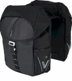 XLC V-light Active MIK Dubbele Fietstas - 34 Liter - Zwart