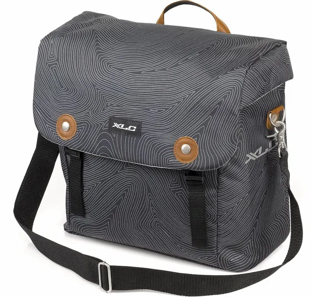 XLC Lux Enkele Fietstas - 18,5 Liter - Grijs 1 XLC Lux Enkele Fietstas - 18,5 Liter - Grijs