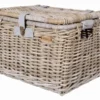 Basil Denton Rieten Fietsmand - Large - Grijs