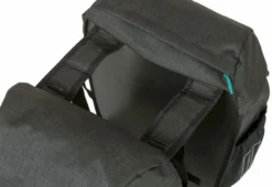 Basil Discovery Dubbele Fietstas - 18 Liter - Zwart -Gelukkig Sporten 900 1348 basil discovery 365d dubbele fietstas m 18 liter z 2