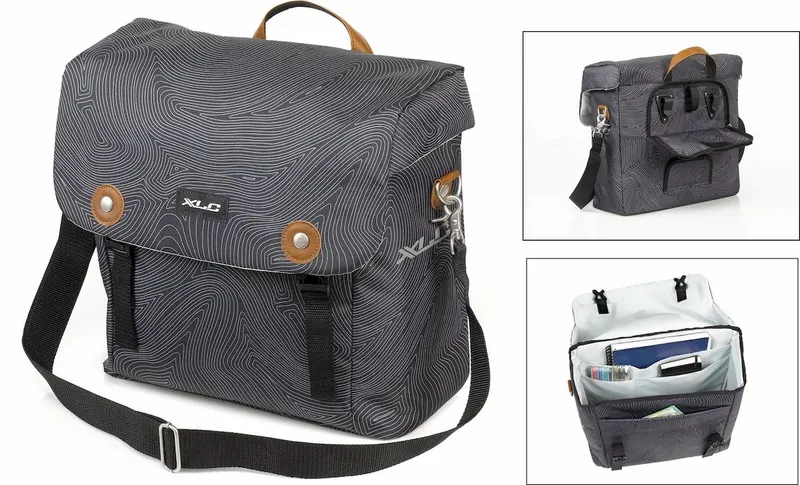 XLC Lux Enkele Fietstas - 18,5 Liter - Grijs 4 XLC Lux Enkele Fietstas - 18,5 Liter - Grijs - Afbeelding 4