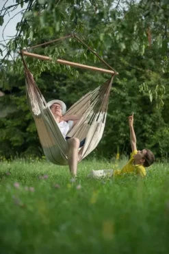 La Siesta Habana Hangstoel XL - Nougat -Gelukkig Sporten 900 601 hal21 1 ambiance 100