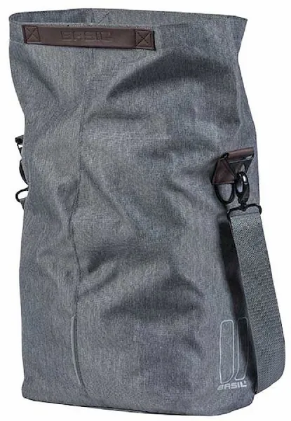 Basil City Shopper Enkele Fietstas - 16 Liter - Grijs 2 Basil City Shopper Enkele Fietstas - 16 Liter - Grijs - Afbeelding 2