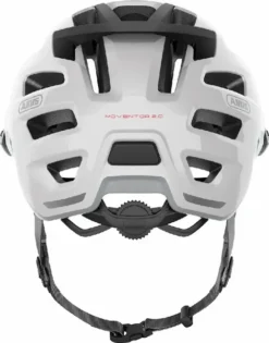 Abus Moventor 2.0 MTB Helm - Wit -Gelukkig Sporten 900 706 654947 moventor 2.0 polar white rear cmyk
