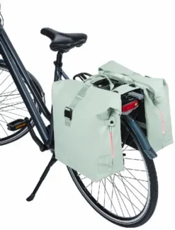 Basil SoHo MIK Dubbele Fietstas - 41 Liter - Lichtgroen -Gelukkig Sporten 900 867 basil dubbele fietstas soho nordlicht mik 41l mint 4