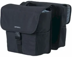 Basil GO Dubbele Fietstas - 32 Liter - Zwart