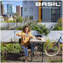 Basil City Shopper Enkele Fietstas - 16 Liter - Camel Bruin -Gelukkig Sporten 900 900 basil city series 7 600x600